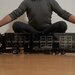 Vand camion/ trailer 1:18 custom, metalic, full open